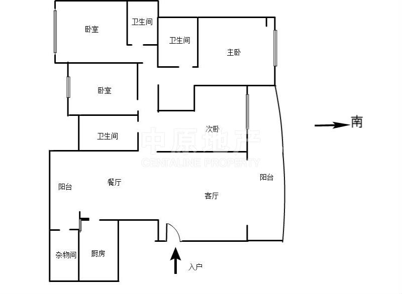 金山龙庭三期 毛坯四房 南北通透