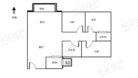 鸿润花园 127平毛坯大三房 上李瑞麟和五中