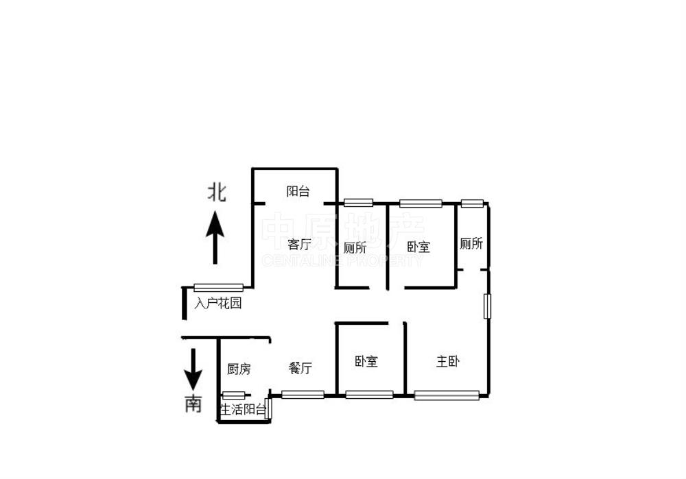 江北花园小区 宏益公馆 南北通透三房 保养好 住家舒适